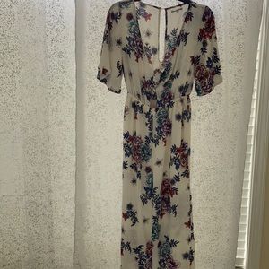 Ankle length floral  romper